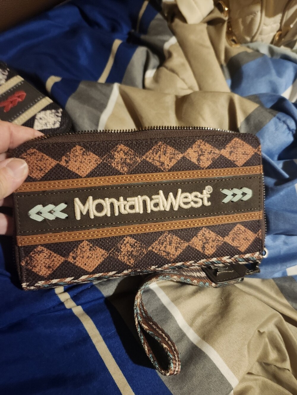 Montana West Wallet with Zip Closure - Picture 5 of 5